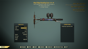 [XBOX] Instigating Blue Ridge Branding Iron (+40% Weapon Speed, +1 Strenght) - image