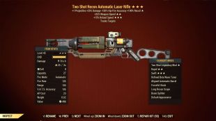 Two Shot Laser Rifle (+25% Weapon Speed, +15% Reload Speed) - image