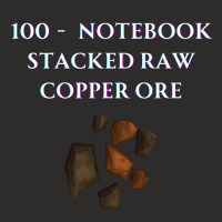 100 (Magic Notebook Stacked) Copper Ore. - image
