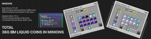 ★ SPECIAL ~1.12B NW | ~978M PURSE (~360M COINS IN MINIONS) |  FAST SKILLS | 20 MINION SLOTS| PROFILE - image