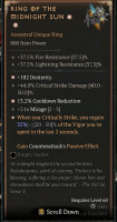 2GA Ring of the Midnight Sun (35/50) ✱13.2% Cooldown Reduction ✱182 Dexterity - image