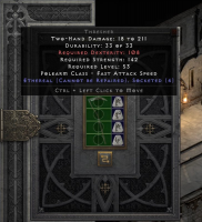 INFINITY in Eth Thresher & Cryptic Axe & Giant Thresher & Mancatcher (Ber Mal Ber Ist + Base) - image