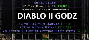 3 MaxDmg MF Small Charm | Project Diablo 2 S8 Softcore | Pd2 Sc - image