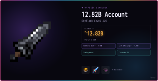 Buy INSANE Acc⭐13B NW ⭐LVL in MINECRAFT: HYPIXEL Profiles - Offer ...