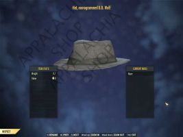 Buy Hat, monogrammed B.B. Wolf in FALLOUT 76 Items - Offer #2629535107