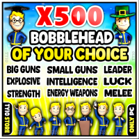 Buy 500 BOBBLEHEAD Intelligence in FALLOUT 76 Items - Offer #2629631660