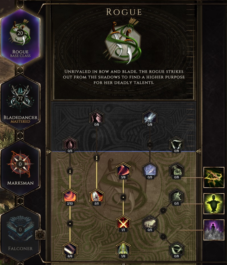 Rogue Skill Tree