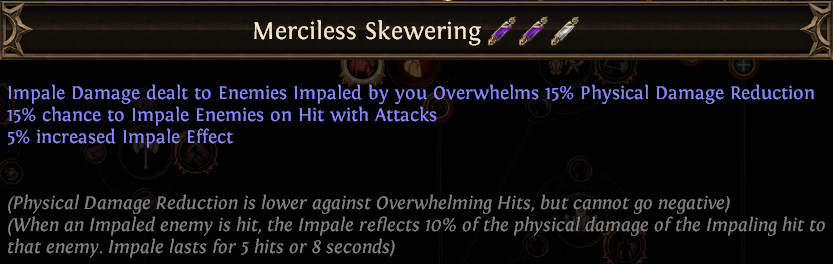 merciless skewering