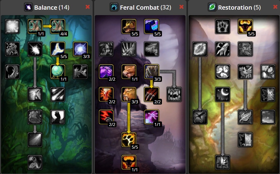 The Best Pve Feral Druid Build For Wow Classic Odealo