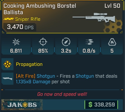 Borstel Ballista Legendary Sniper Rifle Borderlands 4