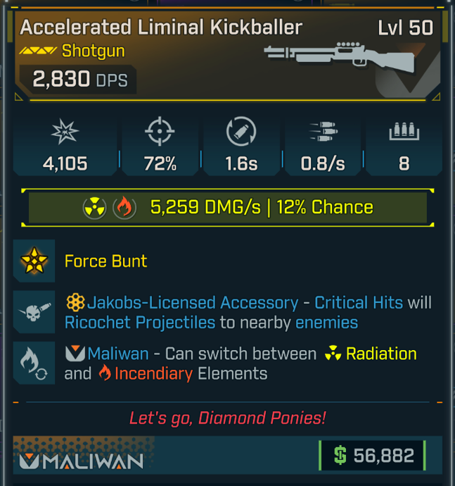 Kickballer Legendary Shotgun